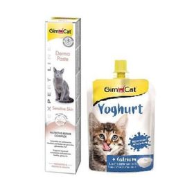 GimCat Derma Paste 50 gr Kedi Macunu + 150 gr Yoğurt