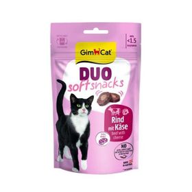 GimCat Duo Soft Snacks Beef with Cheese 50 gr Kedi Ödülü