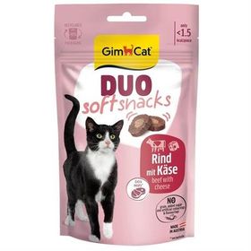 GimCat Duo Soft Snacks Beef with Cheese 50 gr Kedi Ödülü