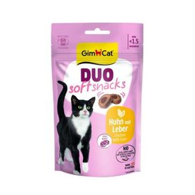 GimCat Duo Soft Snacks Chicken with Liver 50 gr Kedi Ödülü