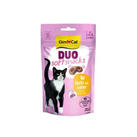 GimCat Duo Soft Snacks Chicken with Liver 50 gr Kedi Ödülü