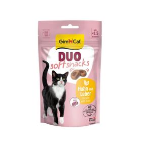 GimCat Duo Soft Snacks Chicken with Liver 50 gr Kedi Ödülü