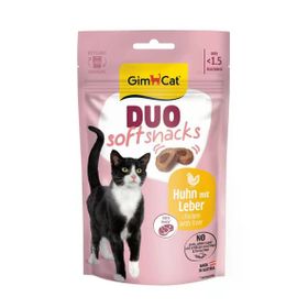 GimCat Duo Soft Snacks Chicken with Liver 50 gr Kedi Ödülü
