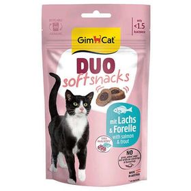 GimCat Duo Soft Snacks with Salmon & Trout 50 gr Kedi Ödülü