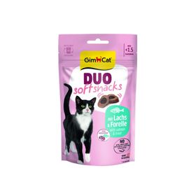 GimCat Duo Soft Snacks with Salmon & Trout 50 gr Kedi Ödülü