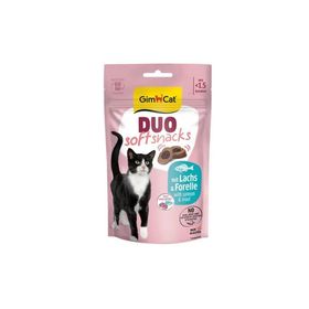 GimCat Duo Soft Snacks with Salmon & Trout 50 gr Kedi Ödülü