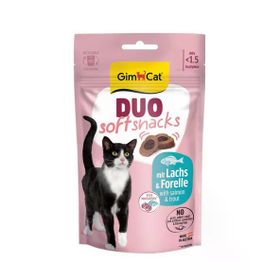 GimCat Duo Soft Snacks with Salmon & Trout 50 gr Kedi Ödülü