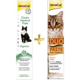 GimCat Gastro Paste 50 gr Kedi Macunu + Duo Paste Peynirli 50 gr Kedi Macunu