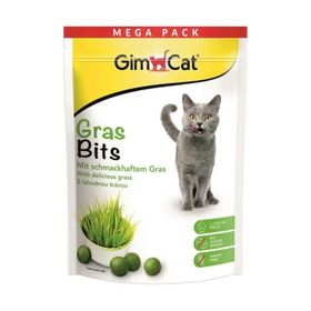 GimCat Gras-Bits 425 gr Çimen Aromalı Sindirim Sistemi Destekleyici Şekersiz Kedi Ödül Maması