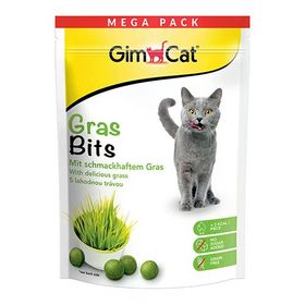 GimCat Gras-Bits 425 gr Çimen Aromalı Sindirim Sistemi Destekleyici Şekersiz Kedi Ödül Maması