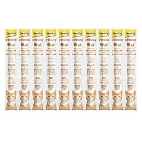 GimCat Hindi ve Tavşan Etli Tahılsız 10x5 gr Kedi Ödül Çubukları