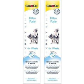 GimCat Kitten Paste Calsium 2x50 gr Yavru Kediler İçin Vitamin Macunu