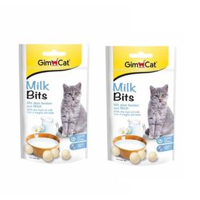 GimCat Milk Bits Sütlü 2x40 gr Kedi Ödül Tableti