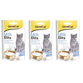 GimCat Milk Bits Sütlü 3x40 gr Kedi Ödül Tableti