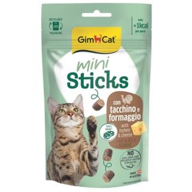 GimCat Mini Sticks Hindili Peynirli 50 GR Ödül Çubukları