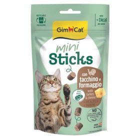GimCat Mini Sticks Hindili Peynirli 50 GR Ödül Çubukları