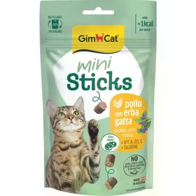 GimCat Mini Sticks Otlu Tavuklu 50 gr Kedi Ödül Çubukları
