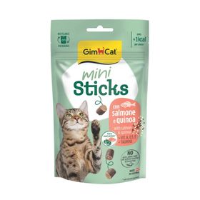 GimCat Mini Sticks Somonlu ve Kinoalı 50 gr Kedi Ödül Maması