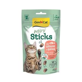 GimCat Mini Sticks Somonlu ve Kinoalı 50 gr Kedi Ödül Maması