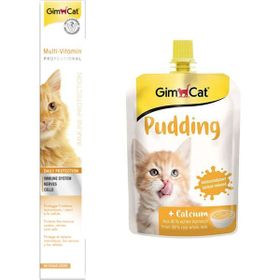GimCat Multivitamin 100 gr Pasta +GimCat 150 gr Kedi Puding