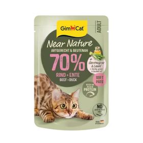 GimCat Near Nature Ezme Sığır Etli ve Ördekli 85 gr Yetişkin Kedi Konservesi