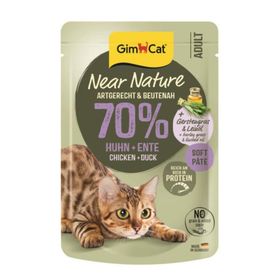 GimCat Near Nature Ezme Tavuklu ve Ördekli 85 gr Yetişkin Kedi Konservesi