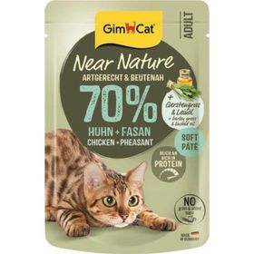 GimCat Near Nature Ezme Tavuklu ve Sülün Etli 85 gr Yetişkin Kedi Konservesi