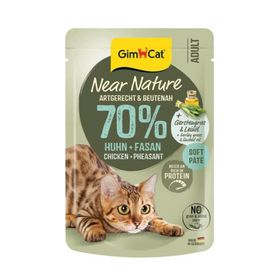 GimCat Near Nature Ezme Tavuklu ve Sülün Etli 85 gr Yetişkin Kedi Konservesi