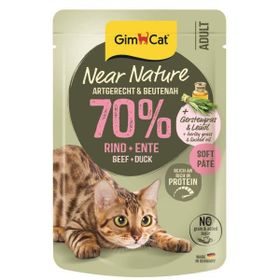 GimCat Near Nature Pouch Sığır Etli ve Ördekli 85 gr Kedi Yaş Maması