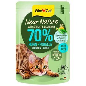 GimCat Near Nature Pouch Tavuk Etli ve Alabalıklı 85 gr Kedi Yaş Maması