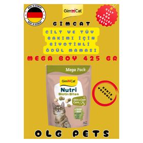 GimCat Nutri Biyotinli Deniz Yosunlu 425 gr Kedi Ödülü