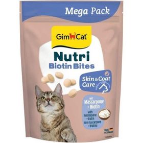 GimCat Nutri Biyotinli Mascarpone Cilt ve Tüy Bakımı Peynirli Mega Boy 425 gr Kedi Ödülü