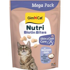 GimCat Nutri Biyotinli Mascarpone Cilt ve Tüy Bakımı Peynirli Mega Boy 425 gr Kedi Ödülü
