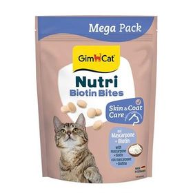 GimCat Nutri Biyotinli Mascarpone Cilt ve Tüy Bakımı Peynirli Mega Boy 425 gr Kedi Ödülü