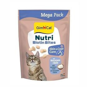 GimCat Nutri Biyotinli Mascarpone Cilt ve Tüy Bakımı Peynirli Mega Boy 425 gr Kedi Ödülü