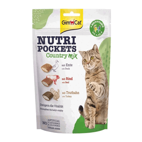 GimCat Nutri Pockets Country Mix 60 gr Kedi Ödülü