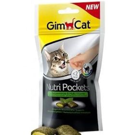 GimCat Nutri Pockets Kedi Otu Multi Vitamin 60 gr Kedi Ödülü