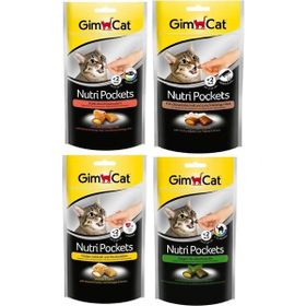 GimCat Nutri Pockets Otlu Vitamin 4x60 gr Kedi Ödülü