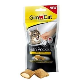 GimCat Nutri Pockets Peynir ve Taurinli 60 gr Kedi Ödülü