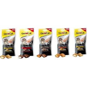 GimCat Nutri Pockets Peynirli 5x60 gr Kedi Ödül Maması
