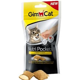 GimCat Nutri Pockets Peynirli Taurinli 4x60 gr Kedi Ödülü