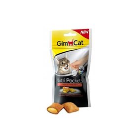 GimCat Nutri Pockets Somonlu Omega 3-6 Balıklı 4x60 gr Kedi Ödülü