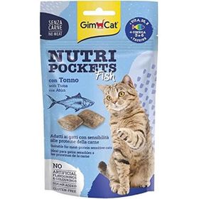 GimCat Nutri Pockets Tuna Balıklı 60 gr Kedi Ödül Maması
