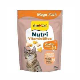 GimCat Nutri Vitaminli Zindelik Bakımı Mega Boy Tavuklu 425 gr Kedi Ödülü