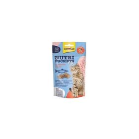 Gimcat Nutripockets 60 gr Balıklı ve Somonlu Kedi Ödül Maması