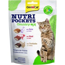 GimCat Nutripockets Country Mix Multivitaminli 150 gr Kedi Ödülü