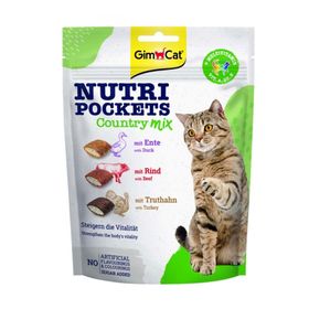 GimCat Nutripockets Country Mix Multivitaminli 150 gr Kedi Ödülü