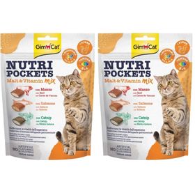 GimCat Nutripockets Malt&Multivitamin 2x150 gr Kedi Ödülü