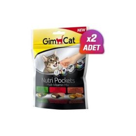 GimCat Nutripockets Malt&Multivitamin 2x150 gr Kedi Ödülü