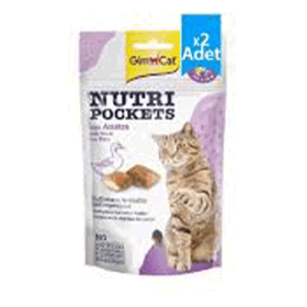 GimCat Nutripockets Ördekli 2x60 gr Kedi Ödülü